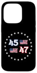 Coque pour iPhone 14 Pro 45 47 Trump 2024, Trump President 45 47, 45 47 Chemise pour homme