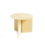 HAY - Slit Table Round - Light Yellow - Sidebord