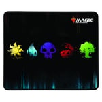 Konix Magic The Gathering Tapis de Souris Gaming 32 x 27 cm - Surface en Silicone 3D Ultra Fine - Motif 5 Couleurs