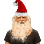 Christmas Santa Claus Full Head Latex Mask Cosplay