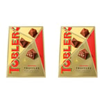 Toblerone Truffles, Milk Chocolate with Honey and Almond Nougat Filling, 180g (Pack of 2)