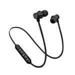 #N/A Bluetooth Headphones, Upgraded Foldable Wireless Neckband Headset Noise Cancelling Stereo Earphones with Mic for Workout, Running, Driving - Black, as described