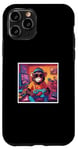 iPhone 11 Pro Fun Kid Monkey Playing Video Games Gamer Art Gift Graphic Case