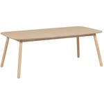 Table Batilde en hévéa massif et contreplaqué de frêne 140 x 70 cm - Kave Home