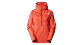 Sweat a capuche femme the north face summit direct sun hoodie orange