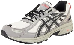 Asics Men's Gel-Venture 6 Sneaker, Cream Black, 9.5 UK