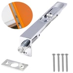 Chrome FLUSH EDGE BOLT Double French Doors Corner Under Side Floor Lever Lock