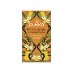 Pukka Lemon, ginger & Manuka Honey tepåsar 20-pack