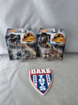 Hot Wheels Jurassic World Dominion Character Cars Bundle Of 2 Dinosaur Cars New