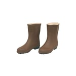 Mm_unverified_brand - bottines en caoutchouc de couleur marron pour le travail et le jardin n 40