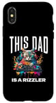 Coque pour iPhone X/XS This Dad Has Rizz Cool DJ Cat Rizzler Dad Father's Day 2024