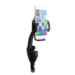 Universal Dual USB Car Cigarette Lighter Charger Mount Holder for Smartphones