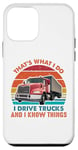 Coque pour iPhone 12 mini Camionneur drôle Humour Sarcastique Camionneur Big Rigs