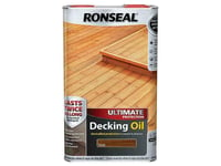 Ronseal Ultimate Protection Decking Oil Teak 5 Litre RSLUDOT5L