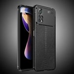 Xiaomi Poco X4 Pro 5G Leather Texture Case Black