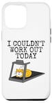 iPhone 12 Pro Max Cat On A Treadmill, I Couldn't Work Out Today, Fitness Funny Case