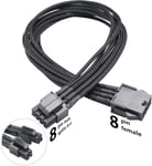 Akasa FLEXA P8 | CPU Power Extension Cable | ATX12V 8 Pin | 40cm | AK-CBPW08-40