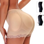 Vadderad rumplyftare Korrigerande underkläder Butt Enhancer Body Shaper Modelleringsrem Fake Hip Shapwear Underkläder Push Up Trosor Skin 0 Skin Skin XXXL