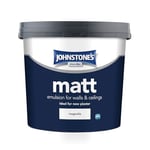 Johnstone's 306756 Matt Emulsion Paint, Magnolia, 5 l (Pack of 1)