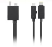 Lenovo Split Cable - Câble Thunderbolt (M) (M) - Thunderbolt 3 - 67 cm - noir - CRU