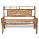 CLOUD Banc d'extérieur banquette Banc de jardin - élégant Design - 120 cm Bambou CHYNEW3564766