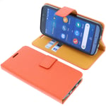 Bag for Doro 8050 Book-Style Protection Case Phone Case Book Cover Orange