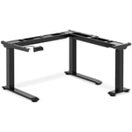 Fromm&starck - Piètement De Bureau D'Angle Assis Debout Hauteur Réglable Table 60-125cm 150kg