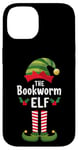 iPhone 14 The Bookworm Elf Matching Family Christmas Book Lover Worm Case