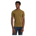 G-STAR RAW T-Shirt Slim Base Homme ,brun (kangaroo D19070-C723-7162), L