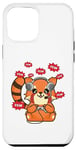 Coque pour iPhone 12 Pro Max Red Panda Gamer Jeux vidéo PC Zoo Animal Zookeeper