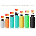 Flask Straw Lid For Wide Mouth Hydro Insulated Sports Water Bottles With Carabin