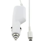 DC 12V Socket Car Charger Adapter Cable for Nintendo DS Lite DSL NDSL White 