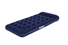 Bestway | Air Mattress, Twin Size with Built-In Foot Pump and Pillow| Inflatable Mattress for Indoor and Outdoor Use | One-man