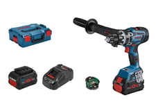 Bosch Skruvdragare GSR 18V-150 C i L-BOXX med 2st 8,0Ah batterier och laddare GAL 1880 CV