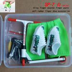 Finger Scooter Set Small Finger Skateboard VIT White