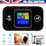 Portable Unlocked 5G LTE Wireless WiFi Router Mobile Broadband LCD MIFI Hotspots