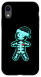 iPhone XR X-Ray Gingerbread Man Skeleton Christmas Nurse Xray Tech Case