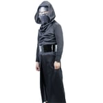 Barnpojkar Kylo Ren Cosplay Kostym Ben Solo Jedi Warrior Festkläder Outfit Set M