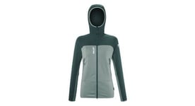 Polaire millet fusion grid hoodie vert femme