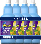 Flash Powermop Refill Liquid Flash Power Mop Floor Cleaner Fresh 5 Litr 25 L x 4