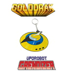 Porte Clé Goldorak Soucoupe TFO Ufo Robot Grendizer Porte Clef en Gomme Go Nagai