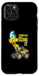 iPhone 11 Pro 6 Years Old And Crushing It 6th Birthday Kids Bulldozer Case