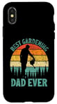 Coque pour iPhone X/XS Best Gardening Dad Ever- Father Lawn Mower Gardener