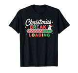 Students Christmas Break Loading Countdown Design T-Shirt