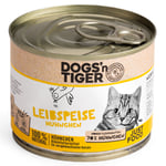 økonomipakke Dogs'n Tiger senior Cat 12 x 200 g – Kylling & Laks