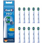 Oral-B Precision Clean -vaihtoharjat, valkoinen, 10-Pack (861080)