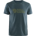 Fjallraven Homme Fjällräven Logo T-shirt M T Shirt, Bleu Marine, XL EU