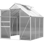 Serre de jardin aluminium et polycarbonate 3,6 M²