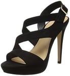 Aldo Jereidien, Sandales Plateforme femme - Noir - Black (Black / 98), 41 EU