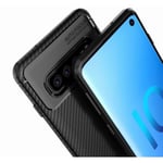 Samsung S10 Stöttåligt Skal FullCarbon V4 (SM-G973F) Svart